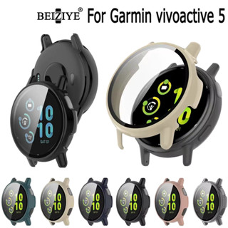 一體式保護殼 玻璃保護貼 手錶殼適用Garmin vivoactive 5