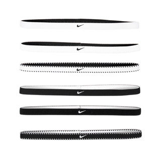 Nike 頭帶 Flex Headbands 白 黑 止滑 防滑 運動 基本款 [ACS] N101192718-9OS
