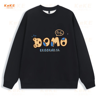 S-4XL 長絨 素色 落肩 圓領 秋天上衣 寬鬆衛衣 韓版衛衣 韓版 秋季長袖D163B