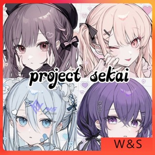 W&S 【臺灣；熱賣】世界計畫多彩舞臺 pjsk 衕人週邊 宵崎奏真冬繪名瑞希徽章明信片