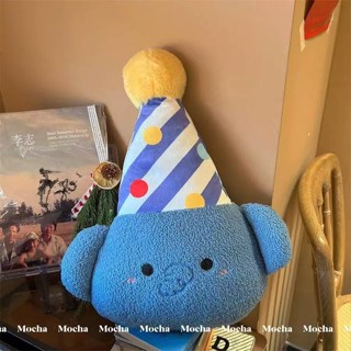 [PEARYEE]新款網紅可愛廚師帽抱枕狗狗大象沙發靠枕毛絨玩具辦公室靠墊禮物