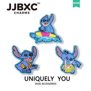 JJBXC 洞洞鞋 鞋釦 鞋花 鞋配飾 卡通史迪仔 DIY時尚鞋附件 適用於cross鞋
