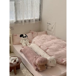 ✨臺現✨ 抱枕睡覺長條可拆洗 野獸派同款長耳兔河馬長條抱枕宿舍臥室睡覺枕夾腿安撫玩偶可拆洗