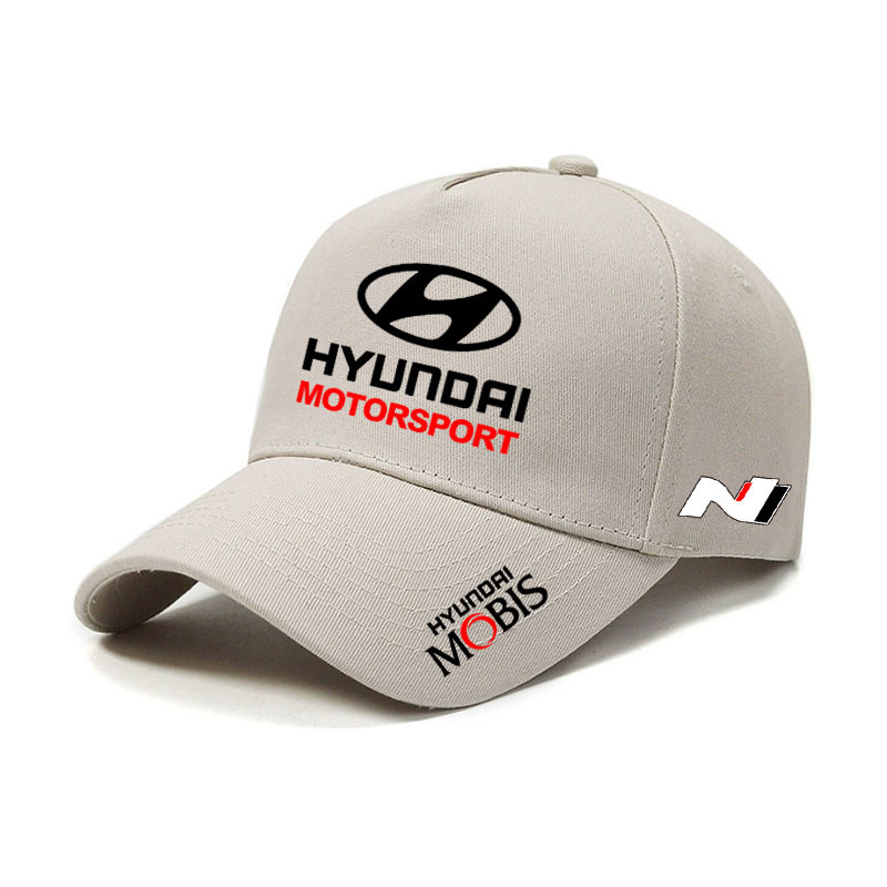 HYUNDAI Ready Stock HUYNDAI 現代汽車 WRC 賽車套件 N 高性能訓練戶外騎行棒球帽 424
