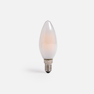 特力屋 金星LED燈絲燈泡4.5W 霧面燈泡色 E14蠟燭型
