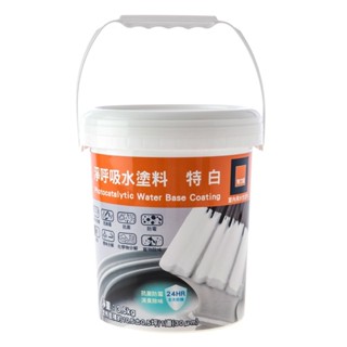特力屋 淨呼吸水塗料 特白 3.5kg