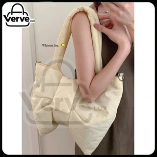 👜臺灣出貨👜 送掛件 帆布包 腋下包 單肩包 蝴蝶結尼龍帆布包包 女夏天腋下包 新款潮時尚羽絨包 大容量腋下包