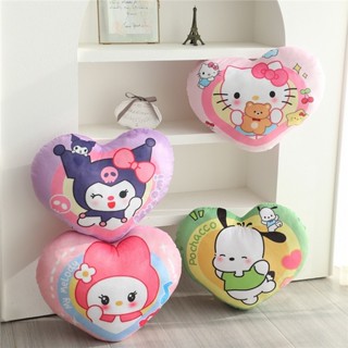 Sanrio 三麗鷗 kuromi 庫洛米 玉桂狗美樂蒂 三麗鷗愛心抱枕可愛學生凱蒂庫洛米520禮物玉桂布丁狗