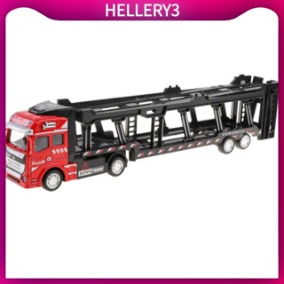 [HelleryMY] 合金鑄摩擦動力玩具 /50 比例汽車拖車半卡車玩具,無需電池