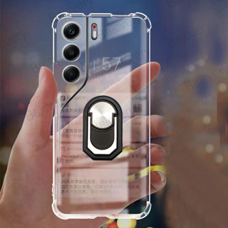 Tecno Camon 40 4G CM5 Pro 5G CM7 TPU 軟矽膠全保護殼透明保護套磁性手機支架指環支架手