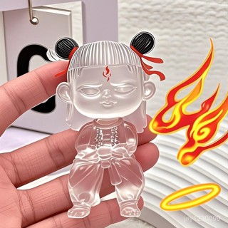 新品哪吒捏捏樂矽膠解壓玩具鬧海衕款電影週邊玩具公仔減壓爛泥迴彈粘 7TLK