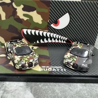 Mortal 1:64 布加迪威航威龍Super Sport開尾翼合金警車模型玩具絕版模型