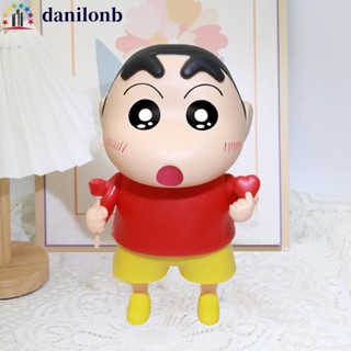 DANILO蠟筆小新存錢罐,握住玫瑰愛的手勢,保險箱儲蓄罐人物模型裝飾性的兒童/兒童