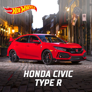 hotwheels合金車模2018 Honda Civic Type R本田思域玩具汽車模型25E送禮玩具合金壓鑄模型d