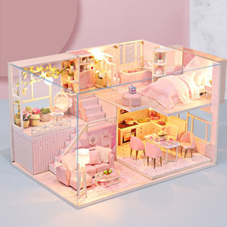 ✨臺灣出貨✨ 生日禮物女生閨蜜diy小屋模型玩具特別實用男生情侶送女朋友禮物袖珍屋 手工DIY