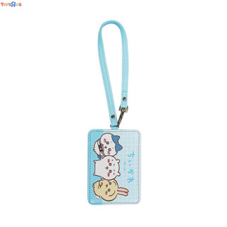 Chiikawa 吉伊卡哇 斜紋證件套-藍 ToysRUs玩具反斗城