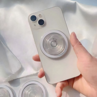 SAMSUNG XIAOMI 磁性手機支架握把可伸縮支架可折疊桌面支架時尚通用多場景支架相容 iPhone 三星 OPP
