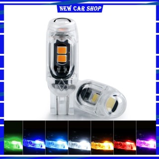 全新 1 件閃光燈 T10 Led 燈泡轉向訊號燈 W5W 194 寬度指示燈帶鏡頭停車日間行車車牌圓頂閱讀燈汽車摩托車