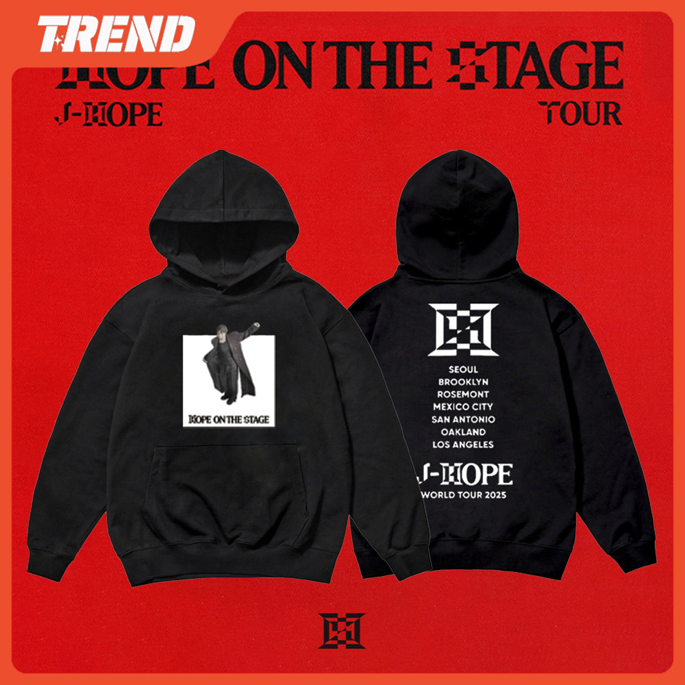 KPOP BANGTAN J-HOPE Merch Hoodie Vintage HOPE ON THE STAGE W