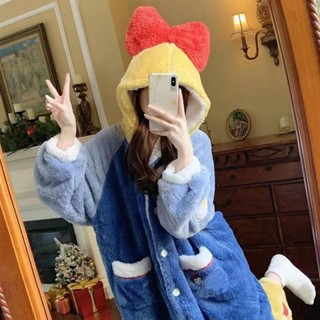 白雪公主睡衣珊瑚絨睡衣加厚學生中長睡衣白雪公主睡衣珊瑚絨睡袍加厚學生中睡裙