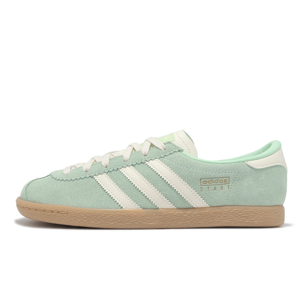 adidas 休閒鞋 Stadt 女鞋 薄荷綠 麂皮 膠底 金標 德訓鞋 愛迪達 [ACS] JR9550