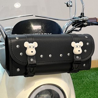 🚀臺灣出貨🚀【安裝簡便快捷】機車掛包前置物兜放東西神器可愛卡通電動車防水儲物收納車邊包