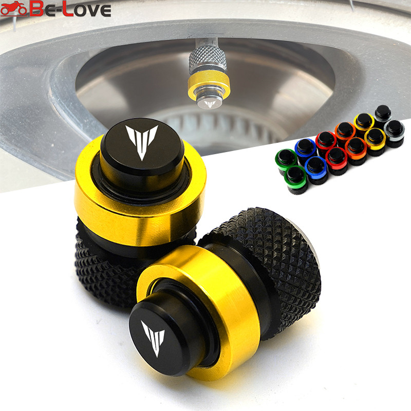 超值現貨*適用雅馬哈MT03 MT07 MT09 MT10 MT15 MT25改裝輪胎氣嘴芯蓋帽塞