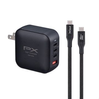 PX 大通 UCP-100CB 氮化鎵GaN高效100W快充組(1A3C) USB充電器- 綠風潮
