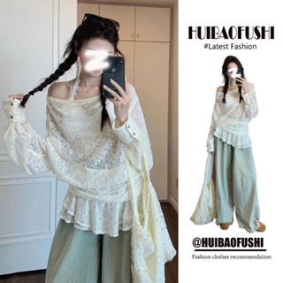 🖤疊疊樂穿搭 2024年秋季新款穿搭一整套韓套裝女韓版吊帶蕾絲上衣牛仔褲三件套 OOTD穿搭 疊穿套裝 疊疊樂集