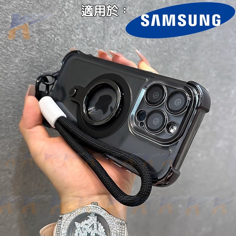 三星S20 新升級四角氣囊 磁吸 指環支架 防摔殼 手機殼 適用 三星 S20+ Ultra FE Plus 透明軟殼