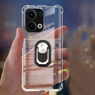 Oppo Reno13 5G Pro TPU 軟蓋磁性手機支架指環支架手機殼