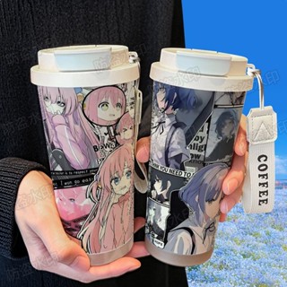 【免運】孤獨搖滾山田涼波奇醬保溫杯316不鏽鋼大容量吸管車載雙飲咖啡杯隨行杯 咖啡 保溫瓶 水杯