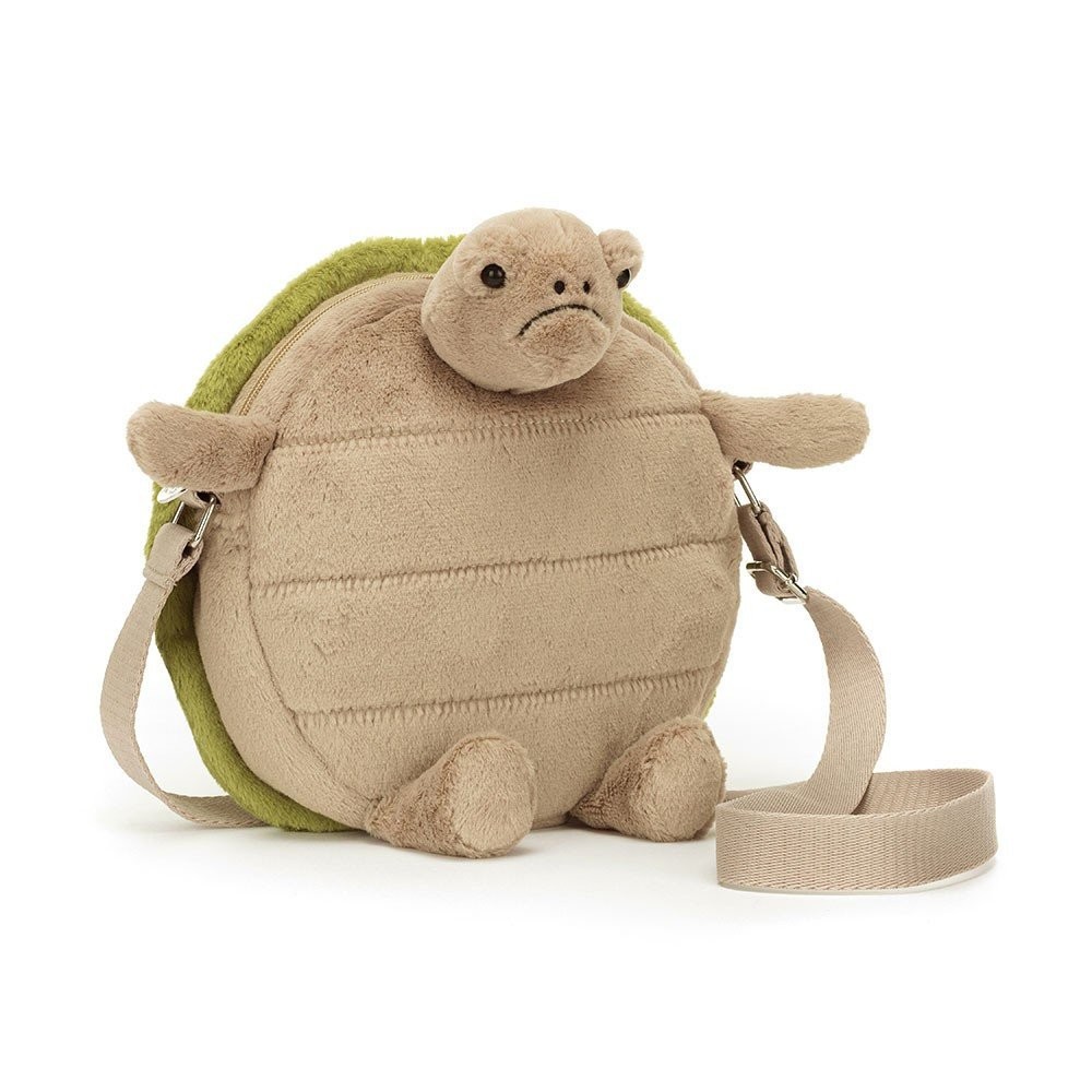 Jellycat Timmy Turtle Bag 提米龜斜背包烏龜包包送禮玩偶公仔安撫毛絨玩具 大陸小某書衕款