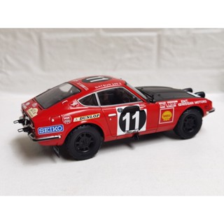 [現貨]ixo 1/18 DATSUN 240Z #11 達特桑拉力賽車模型 合金 不開門 不轉向 前蓋黑色油漆龜裂 車