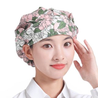🌸臺灣限時低價【聚金閣】【1450人收藏】韓版廚師帽女節廚房帽做飯防油煙餐廳工作防掉髮包頭護士帽子