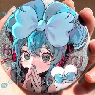 🔥蝦皮精選🔥初音未來日係三麗鷗miku衕人週邊吧唧ins玉桂狗初音可愛吧唧75MM-PC全球