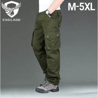 Eaglade 男士戰術工裝褲綠色 S6-zmm B02