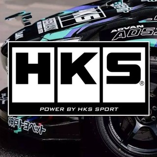 HKS改裝車貼 advan jdm反光汽車貼紙 車門車身貼 劃痕遮擋後玻璃貼 通用改裝隨處貼 汽車貼紙 改裝貼紙