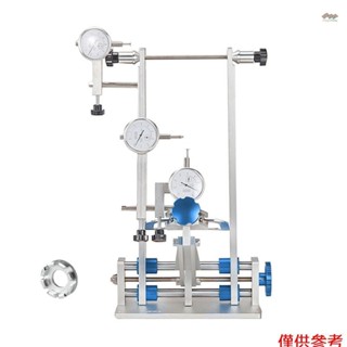 自行車車輪修整架自行車車輪定位維修工具,帶百分錶,用於快速釋放和 Th