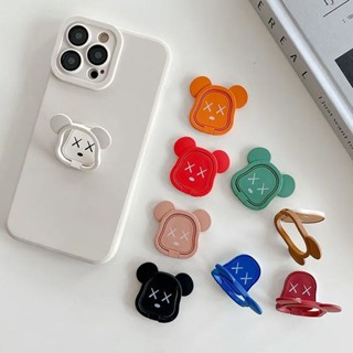 ♡指環扣♡現貨 可愛手機指環扣支架暴力熊手指扣懶人支撐桌麵卡通手機支架男女潮