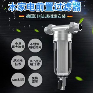 《臺灣出貨》不鏽鋼濾芯 前置過濾器 免換反衝洗家用淨水器 井水錶可清洗過濾器