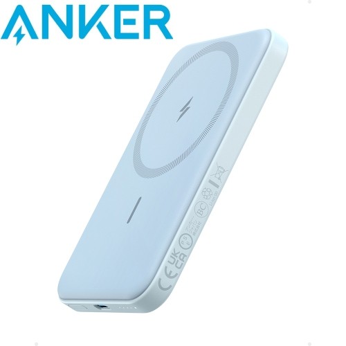 ANKER 621 A1610 MagGo 5000mAh 超薄磁吸行動電源 霧霾藍原價890(省100)
