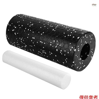 2 件套軟硬瑜伽泡沫滾輪套裝,用於運動健身物理治療組織肌肉按摩