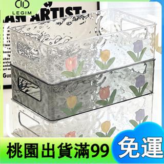 百貨商店ins亞克力收納 桌面收納盒 學生宿舍化妝品 透明雜物置物架 大容量 亞克力盲盒展示架