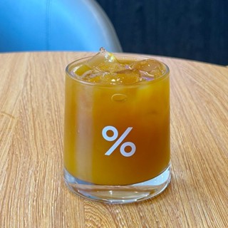 現貨速髮 咖啡杯 玻璃杯 Arabica阿拉比卡%百分號 拿鐵咖啡杯 牛奶玻璃杯 新宿杯ins 15（5）