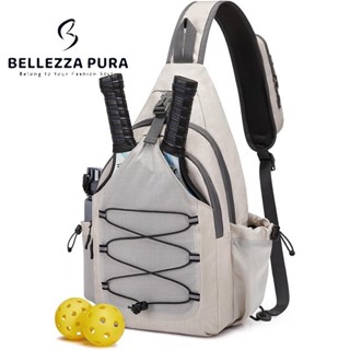 Bellezza Pura 專業球拍包運動網球包輕便大容量球拍揹包