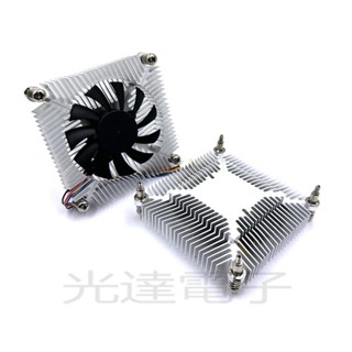 【光達散熱】ITX超薄一體機CPU散熱器1151 1200 HTPC i3 i5 工控機靜音CPU風扇