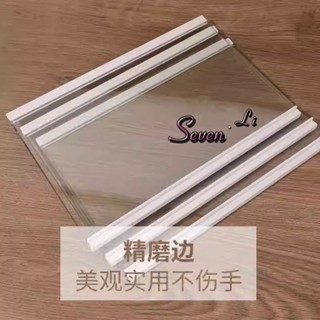 🔥臺灣熱賣🔥定製PC鋼化玻璃冰箱分層 冷凍冷藏隔板 冰箱隔層 玻璃隔層 冰箱玻璃隔層