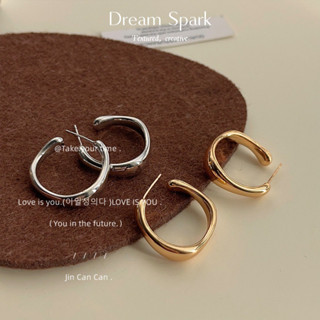 Dream Spark｜極簡法式高階感金屬感設計感耳環亮面百搭