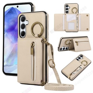 三星A37 A57卡包皮套 斜跨手機殼 適用 Samsung A17 A07 A56 Galaxy A16 A36 06